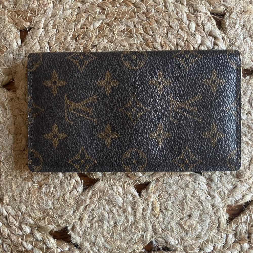 Authentic Louis Vuitton checkbook cover and card holder